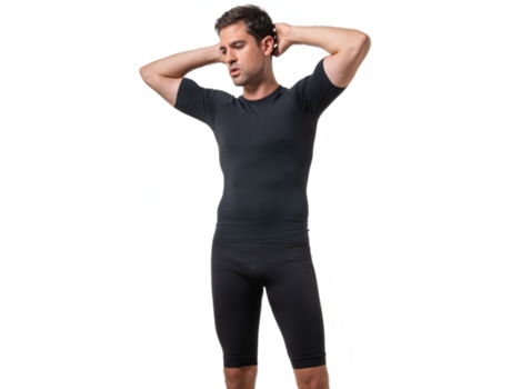 Camiseta Interior ANAISSA Poliamida Hombre (48-54 - Negro)