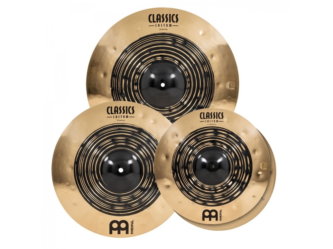 MEINL set pratos classics custom dual complete set