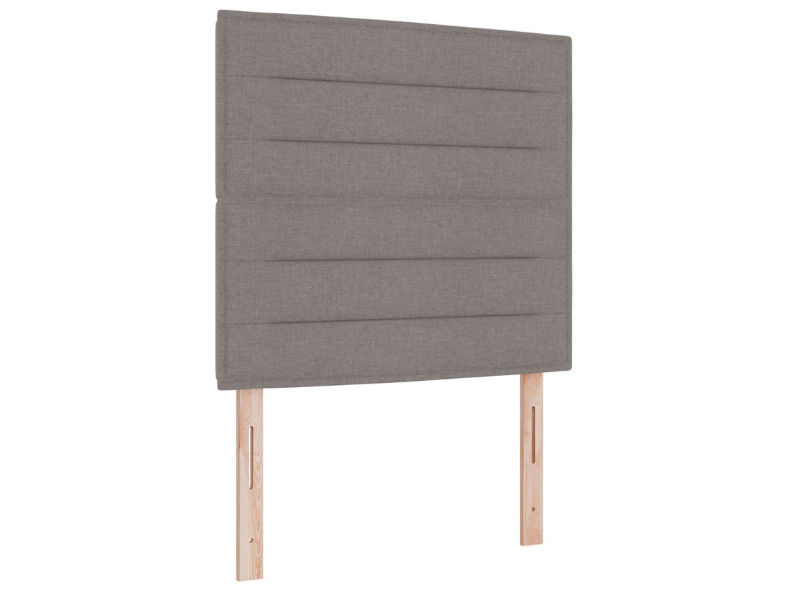 Cabecera Moderna Taupe Vidaxl Taupe Tela (90 Cm)