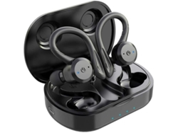 YEMAESRE True Wireless Charging Auriculares YEMAESRE estéreo Bluetooth impermeables Negro