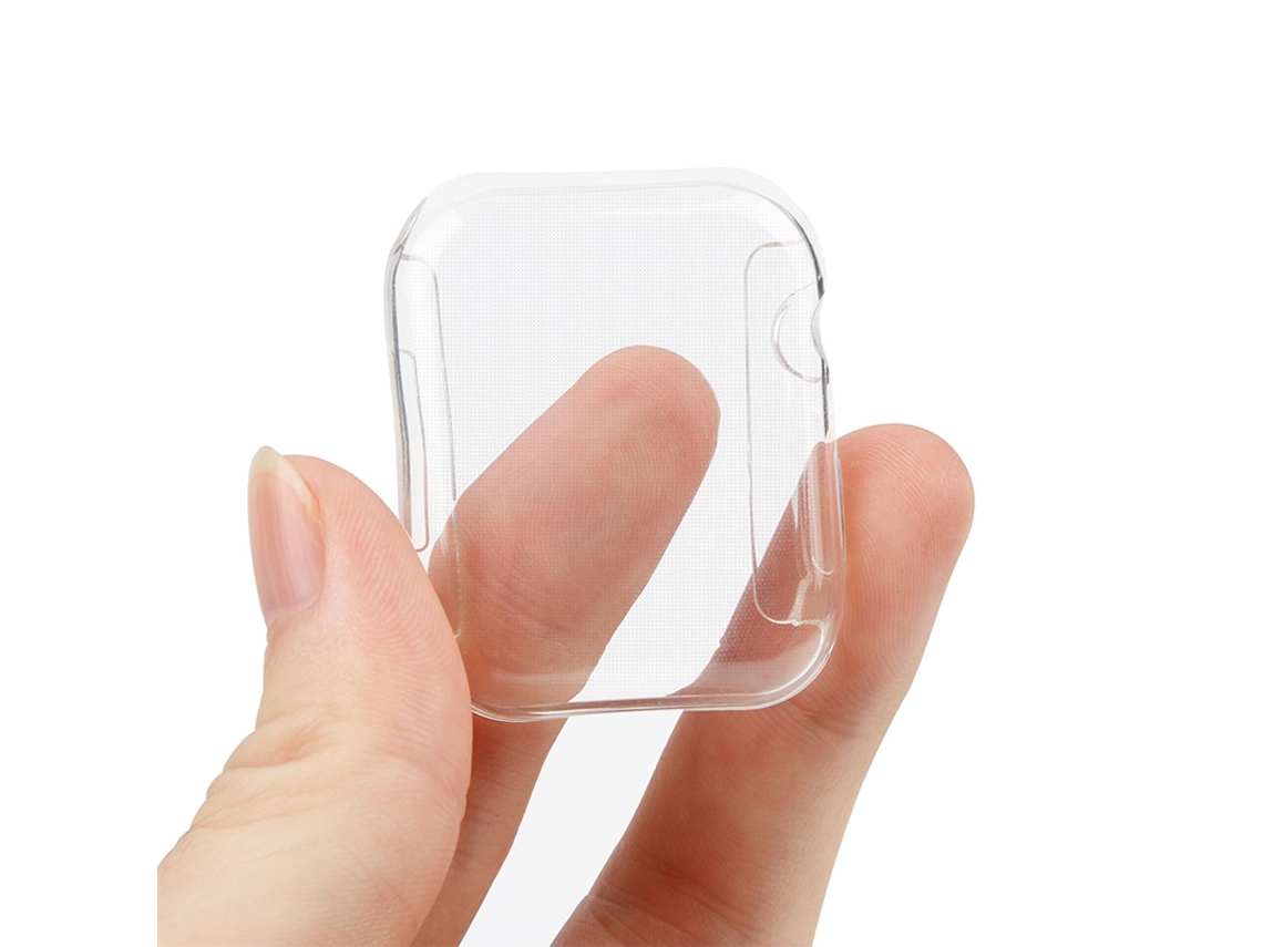 Caja Protectora (transparente, Resistente A Rasguños) Yuexinghui Apple Watch S4 Series 4 40mm 44mm Tpu Silicona Transparente Protección
