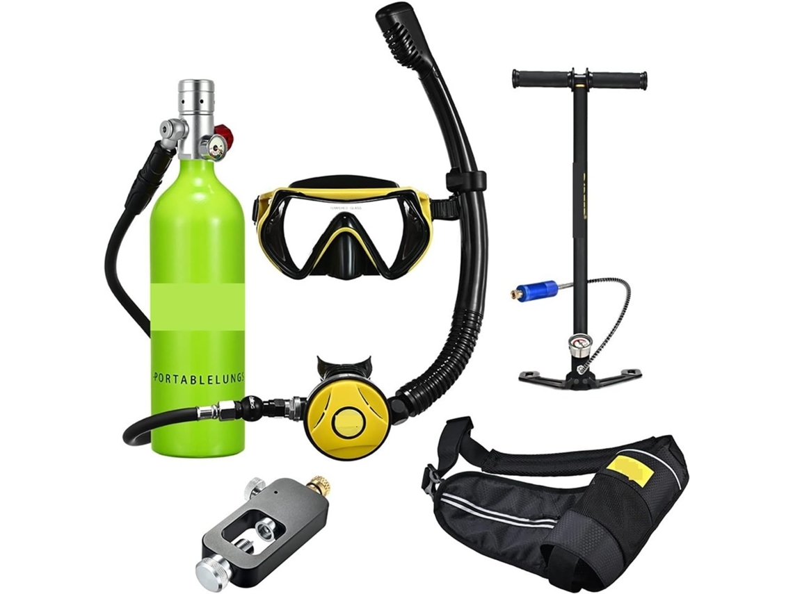 Mini Botella De Buceo, Tubo De Snorkel, Rebreather, Equipo Portátil De Apnea