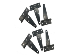 6 Piezas De Bisagras Triangulares Galvanizadas En Forma De T Con Ranura De 20 Cm Para Reemplazar Puertas Con Rodamientos.