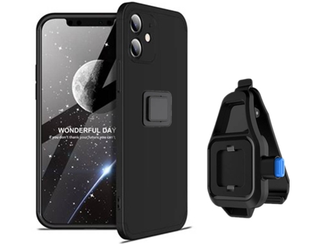 Funda iPhone 12 Mini Slim Armor 360º con Soporte para la Cintura Rosa