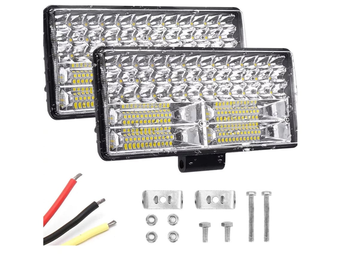 Juego De 2 Faros Auxiliares Led De 9 Pulgadas Para Tractores -