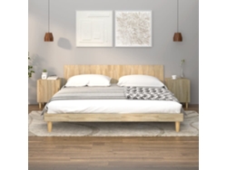 Mesitas de Noche LOVELY HOME Mesinha 2Pcs Derivados de Madeira Carvalho Sonoma