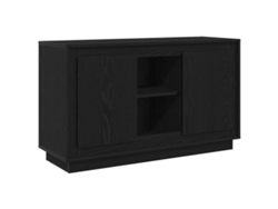 Maison Exclusive - Vitrina Roble Negro 102 X 35 X 60 Cm Madera Contrachapada
