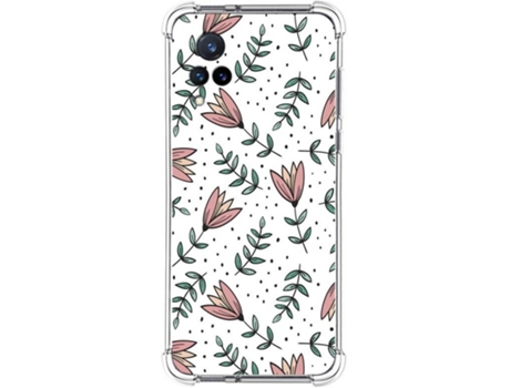 Carcasa Vivo V21 5G TUMUNDOSMARTPHONE Dibujos Antigolpes Flores 01 Multicolor