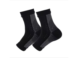2 Pares De Calcetines De Compresión/soportes Para Tobillos, Compresión Efectiva Para Correr Y Practicar Deportes*