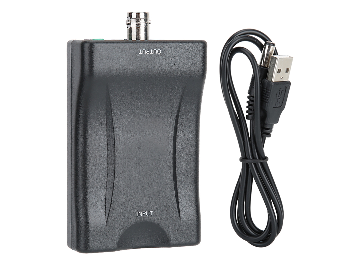 Convertidor Hdmi A Bnc Negro Compatible Con Pal/ntsc Para Grabadoras De Dvd Y Vhs