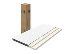 Colchón De Muelles 160x200 Cm - Confort H3, Espuma 7 Zonas, Soporte Lumbar - Blanco