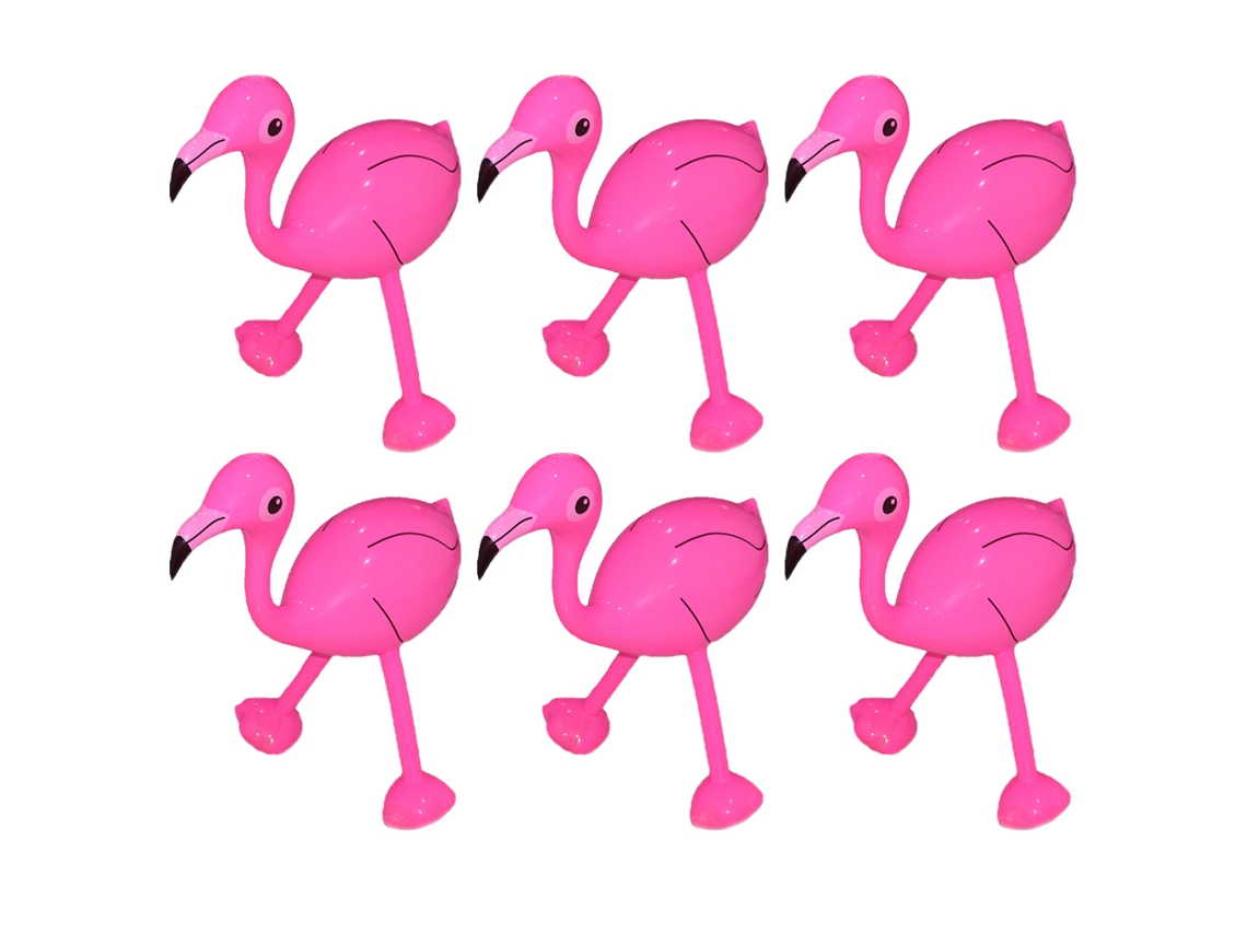 Paraíso Tropical Inflable, Flotadores de Piscina Flamingo para una Retención Versátil de Artículos, Fáciles de Desviar Inflados para Diversión en Interiores y Exteriores