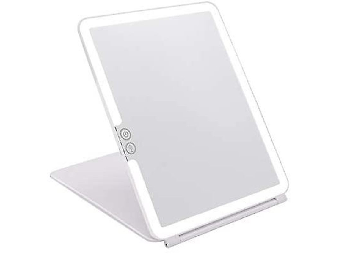 Espejo De Maquillaje Portátil Con 72 Led, 3 Modos De Luz Y Batería Recargable De 1800 Mah.