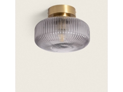 LEDKIA Lámpara de Techo Metal y Cristal Windsor Dorado