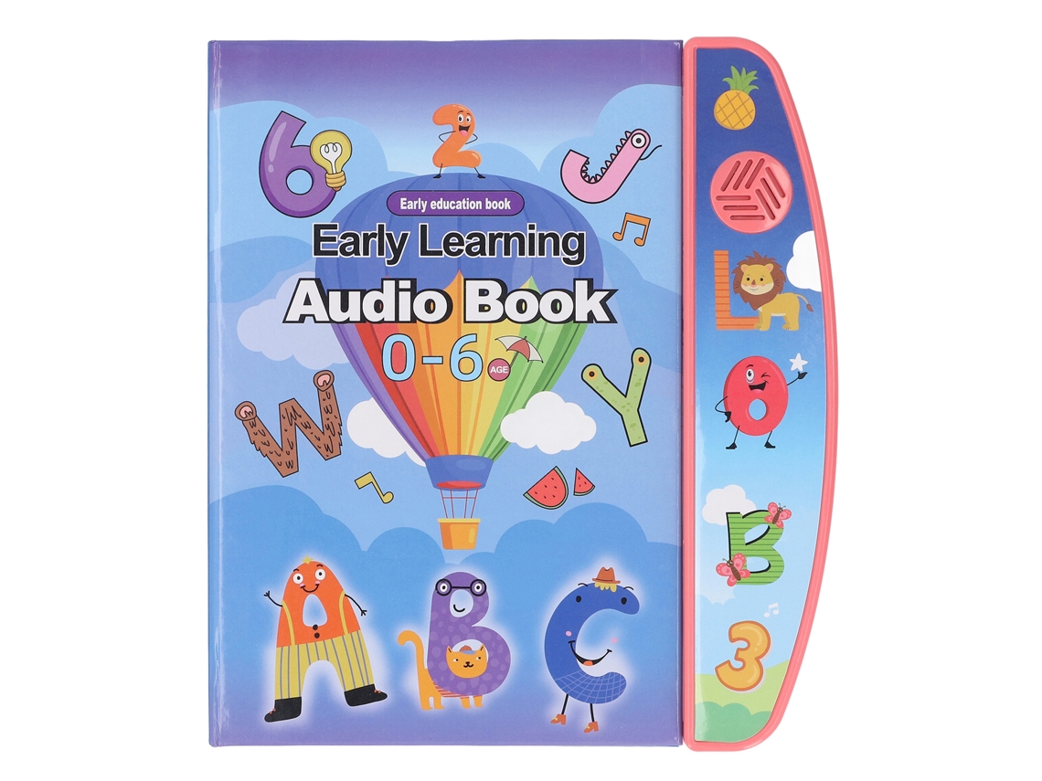 2026-libro Electrónico Infantil Con Sonidos Educativo Juguete Interactivo Para Niños Preescolares Aprendizaje De Idiomas Rosa