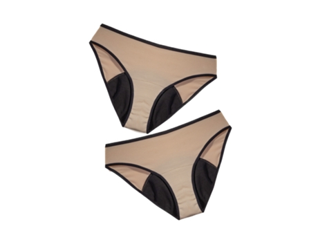 Conjunto de 2 Bragas ANAISSA Algodón Mujer (42-44 - Nude)
