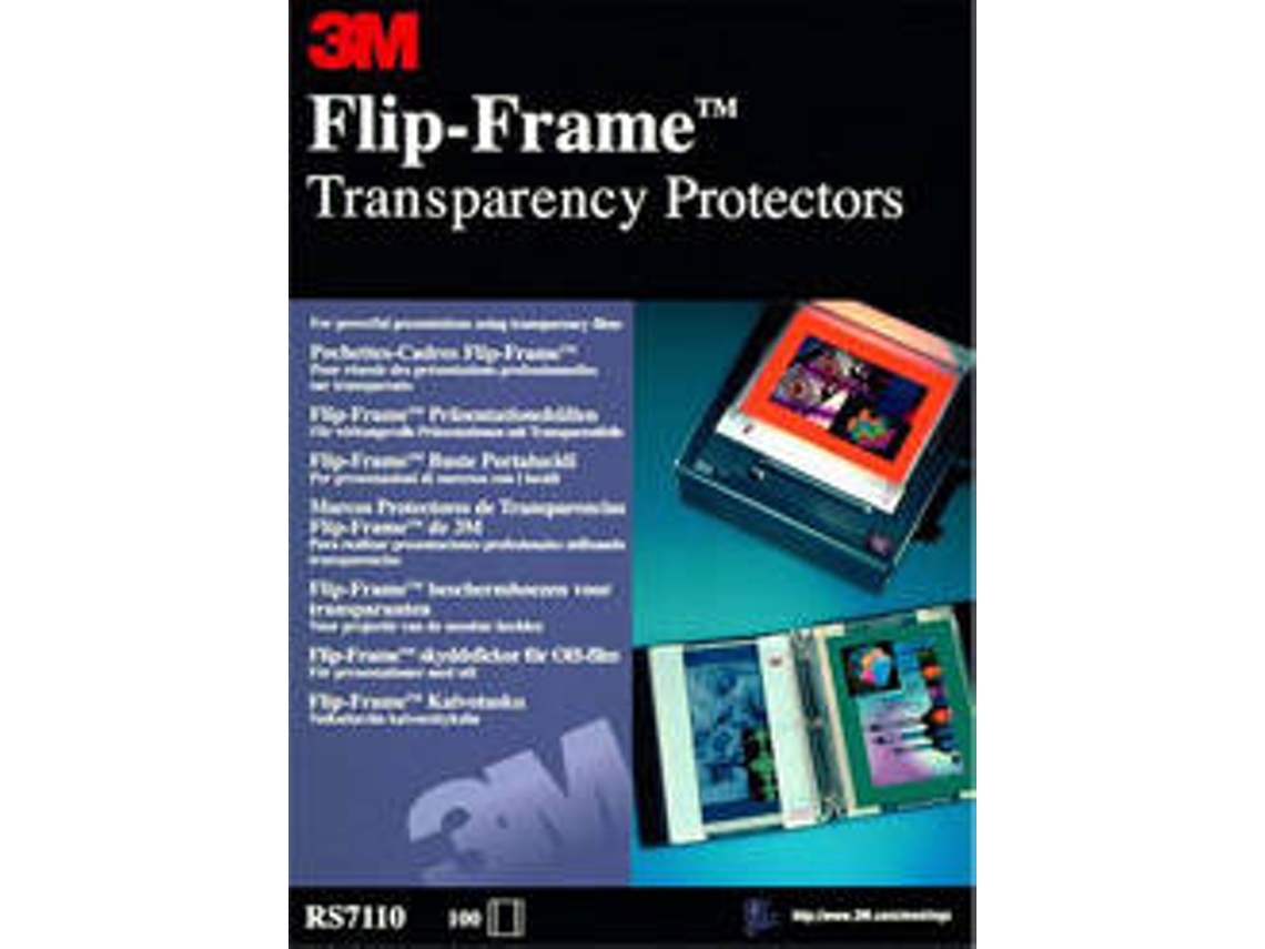 Fundas Protectoras 3M Carpeta Porta Transparencias Flip Frames