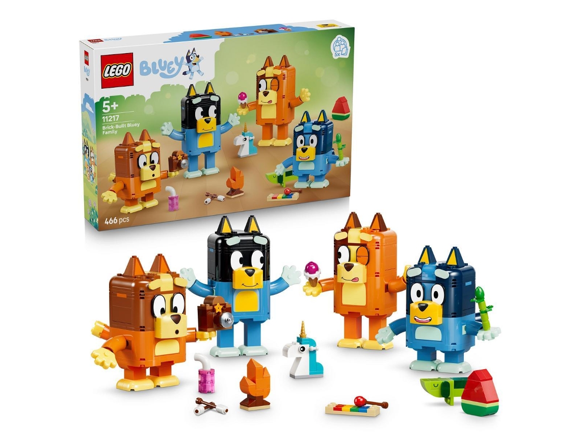 Lego® 11217 Família da Bluey para Construir - 4 Figuras com Expressões