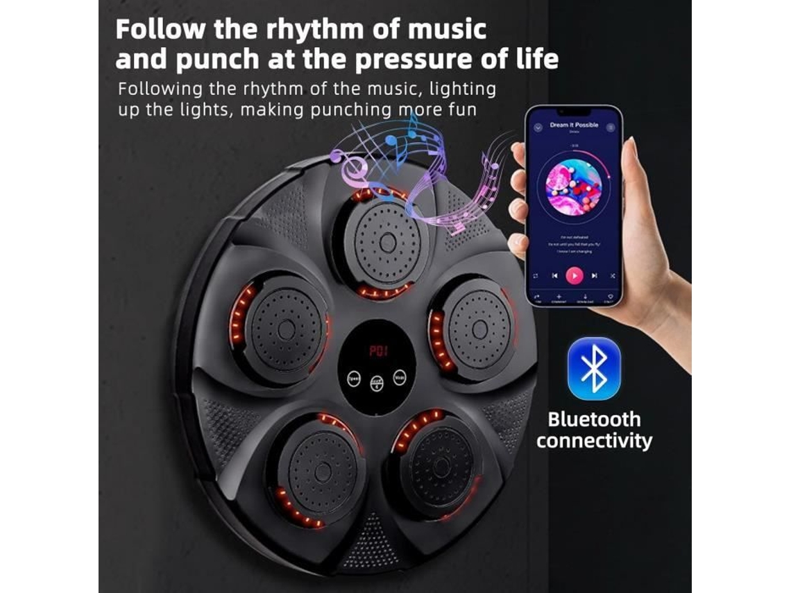 Máquina De Boxeo Musical Qingque Modelo Bluetooth 40x40x6 Cm Carga Usb Mixto