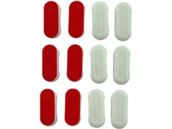 Kit Universal De Topes Para Asientos, 12 Piezas, Adhesivo Para Una Fácil Instalación.