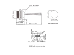 Conector de panel USB 3.0 2026-as-Wired, 5,0 Gbps, toma IP67 resistente al agua con cable de 0,2 m y 0,5 A