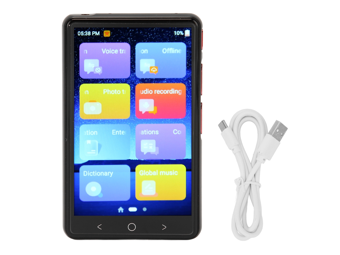 Traductor Inteligente Con Pantalla Ips De 4 Pulgadas, Modo Mp3, Wifi, Bidireccional, 135 Idiomas, Traducción De Fotos Por Voz Para Viajes Y Aprendiza