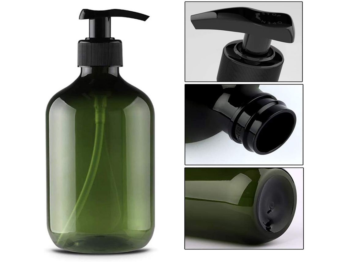 Botella dispensadora de 500 ml para jabón, loción y champú