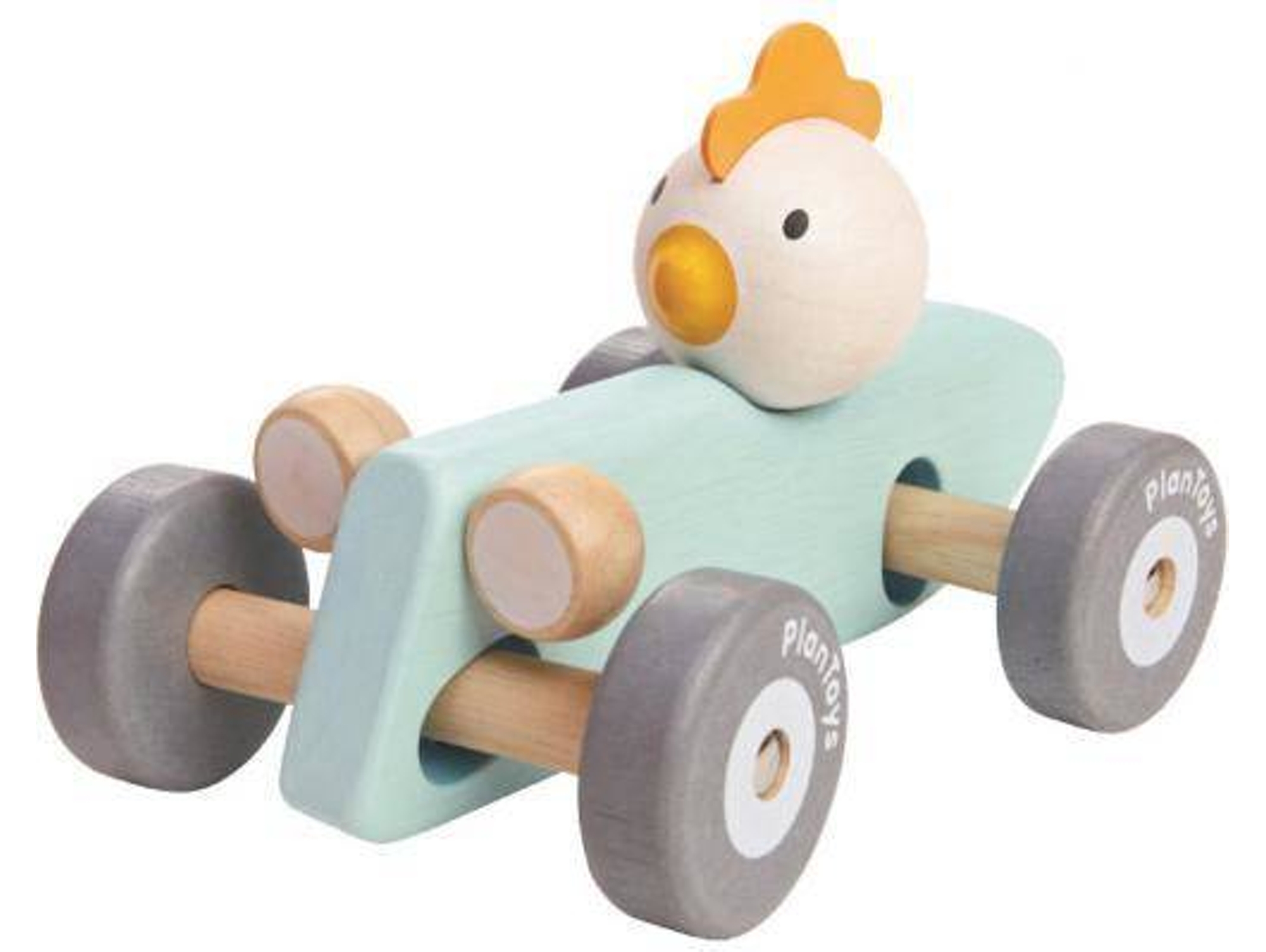 Carro de Corrida Pollo PLAN TOYS Pastel Collection