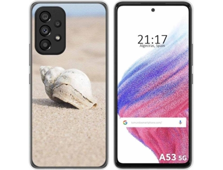 Carcasa para Samsung Galaxy A53 5G TUMUNDOSMARTPHONE Dibujos Concha Multicolor