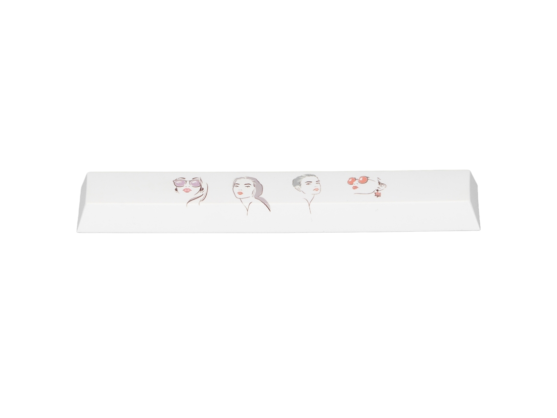 Tecla de Espaço Baoj-2026 Ptb para Teclado Mecânico, Resistente ao Desgaste, Fosca, Não Degrada, Cores Vibrantes, Substituição DIY