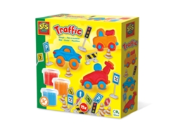 Plastilina SES CREATIVE Traffic Sin gluten (Edad Mínima Recomendada: 3 años)