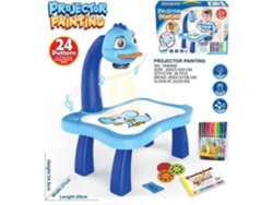 Blue01 Kit de pintura LED tablero de proyector de arte dibujo pintura juguetes niños arte y tablero de proyección de oficina MY S/BRAND