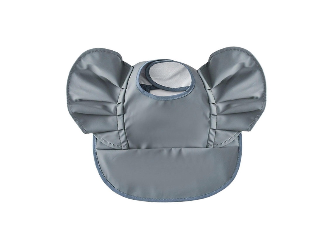 Baberos suaves e impermeables con alas de ángel, sin mangas, con bolsillo para recoger comida, para niños y niñas (de 1 a 6 años)