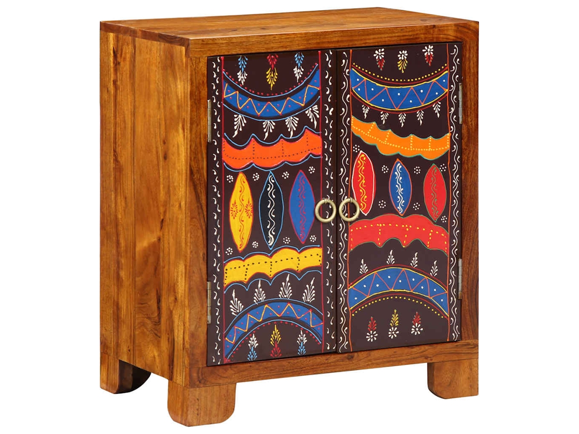vidaxl Aparador Madera Acacia Multicolor (50x35x60 cm)