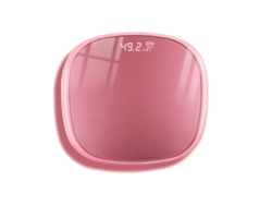 Báscula de grasa Bluetooth con borde rosa/oro rosa para adultos, recargable, precisa, Sfushos