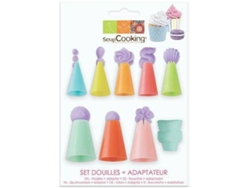 Boquilla Pastelera SCRAPCOOKING (Plástico - 8 Un)