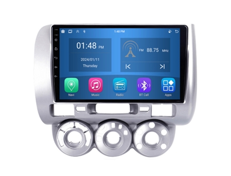 Autoradio 4GB RAM64GB ROM ROVERONE para Honda Jazz 1 GD 2001 - 2008 Fit 2001 - 2009 CarPlay Android Coche Radio Bluetooth Navegación