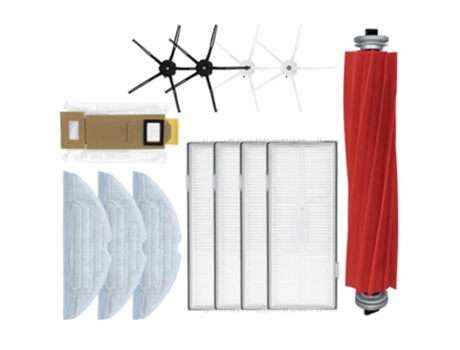 Escova lateral principal mop pano filtro hepa saco de pó para xiaomi roborock
