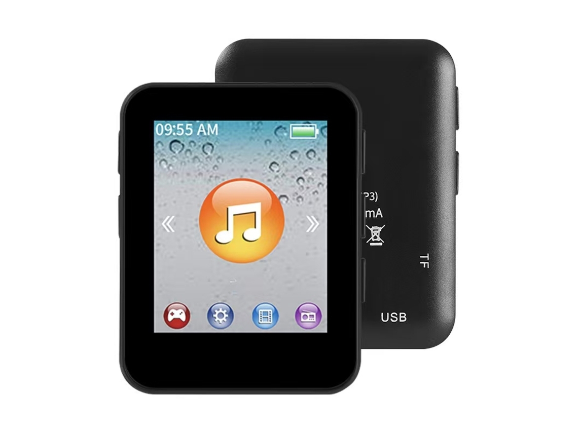 MP3 YIZHOOD (0G) sin Bluetooth 2.0 pulgadas botones diccionario de plástico Reducción de ruido negro