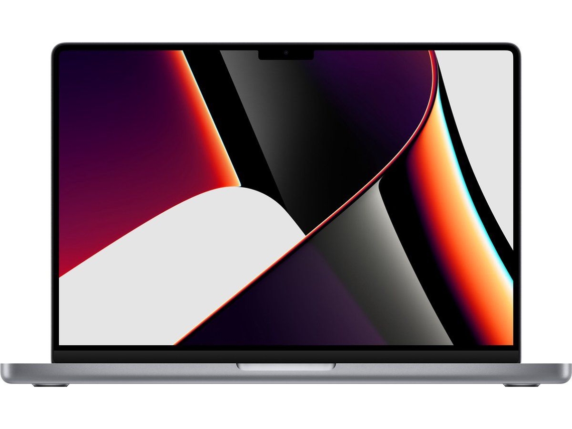Macbook Pro 14 2021 M1 Pro RAM 16 GB SSD 512 GB QWERTY US Gris Espacial APPLE (Reacondicionado como nuevo)