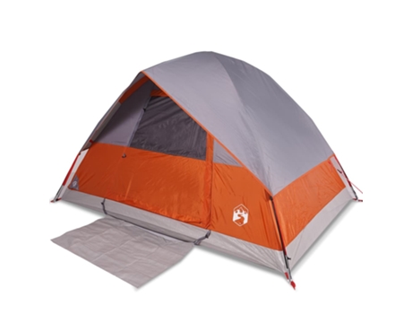 Tienda de campaña iglú para 2 personas VIDAXL impermeable naranja