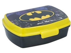 Lonchera BATMAN (Negro - Plástico - 5.5 x 16.5 x 11 cm)