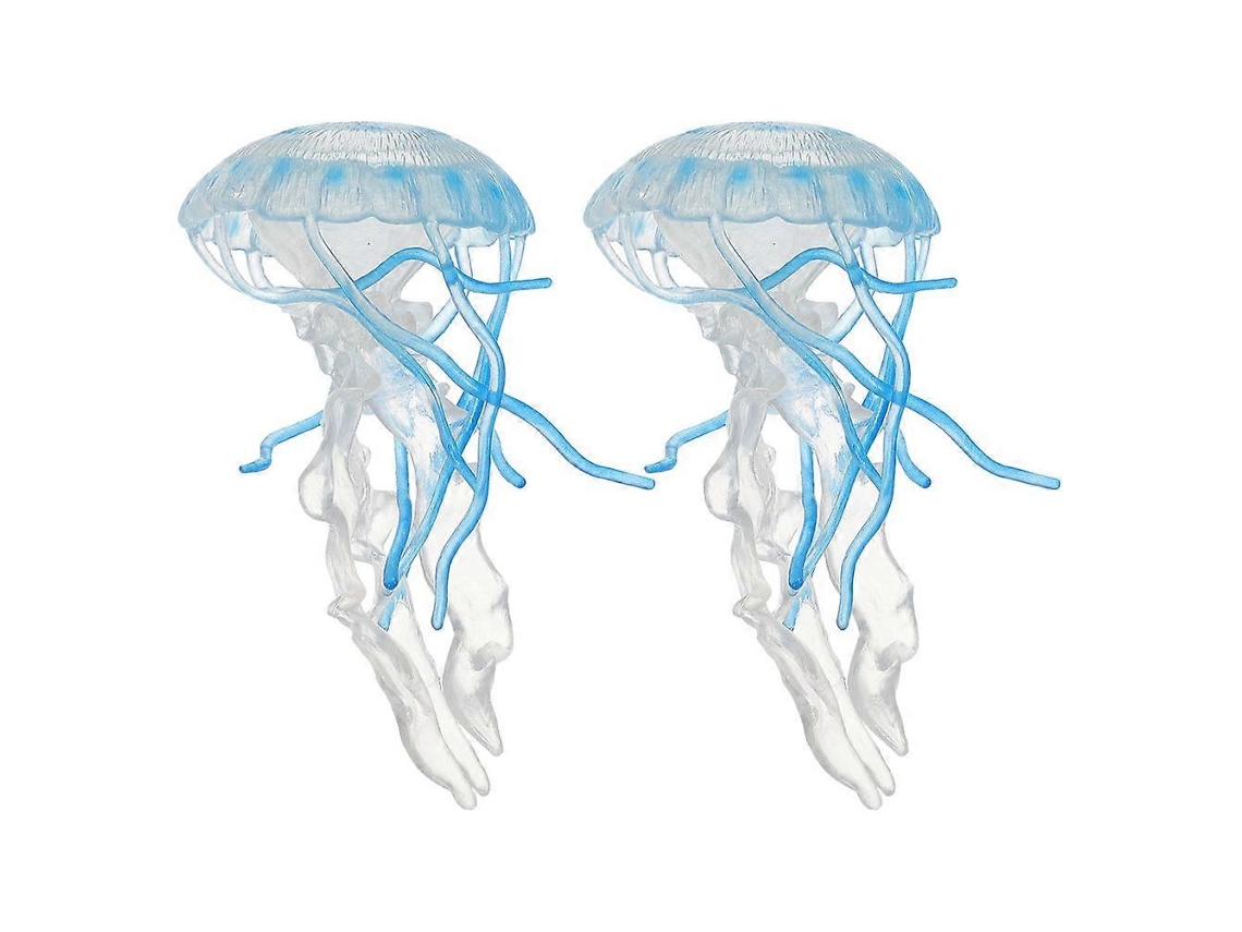 Medusas artificiales de simulación, figuras realistas de medusas para acuario, paquete de 10 unidades Rosewell