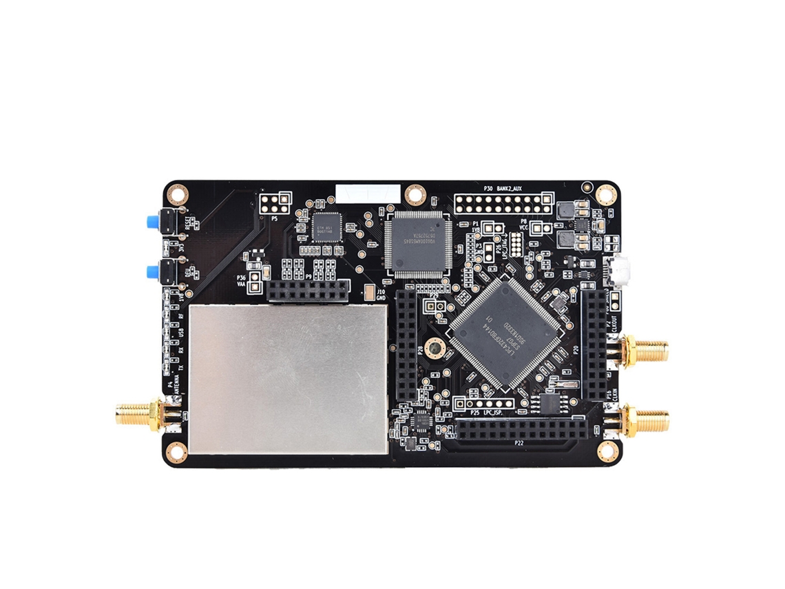 Placa de desarrollo de plataforma SDR de 1 MHz a 6 GHz con botón de programación (negra)