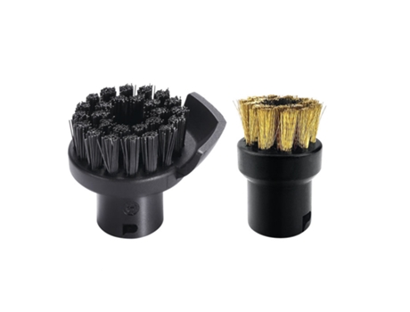 2 piezas para máquina de limpieza Karcher Sc1 Sc2 Sc3 Sc4 Sc5 Sc7, accesorios, cabezal de cepillo de repuesto, cepillo redondo pequeño y grande
