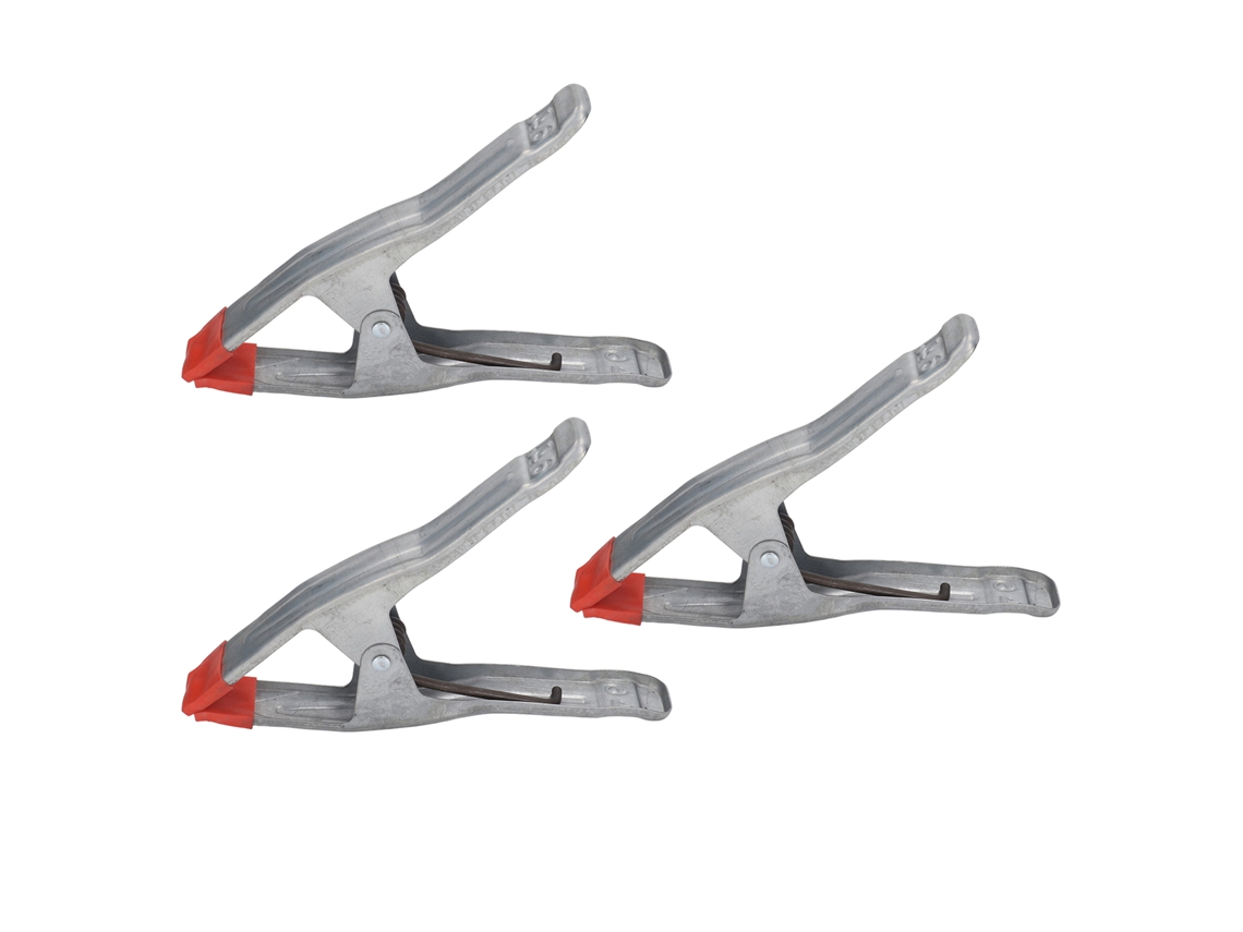 Abrazadera de resorte de hierro galvanizado de 9 pulgadas en forma de A para tuberías de madera y agua (3 unidades)