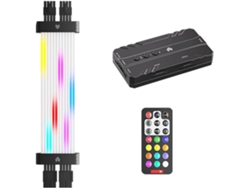 Cable De Extensión De Alimentación Rgb De 8 Pines Con Doble Argb Para Tarjeta Gráfica