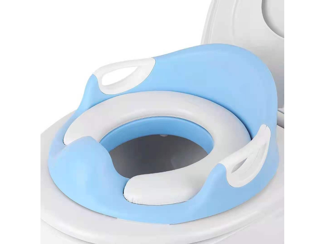 Asiento de inodoro para niños y niñas, diseño antideslizante con protección contra salpicaduras para mayor higiene, ajuste universal.