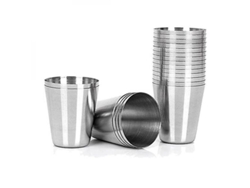 15 Vasos De Acero Inoxidable De 30 Ml Para Vodka, Whisky, Café, Viajes Y Camping Bcm