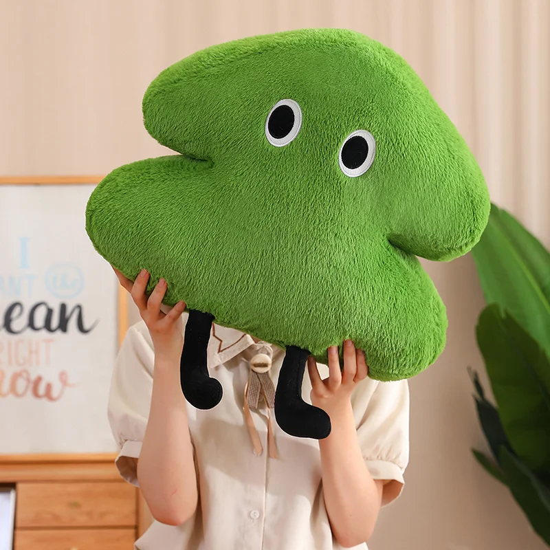 (verde, 43 Cm) Cojín/almohadón Pequeño Con Forma De Árbol Para Adultos, Ideal Para La Decoración Del Hogar.